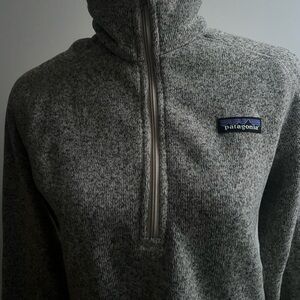 Patagonia Women's Gray “Better Sweater” quarter Zip-Up